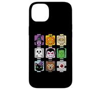 Halloween Building Testa di Mattone Zucca Fantasma Zombie Divertente Custodia per iPhone 14 Plus