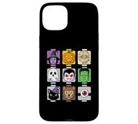 Halloween Building Testa di Mattone Zucca Fantasma Zombie Divertente Custodia per iPhone 15 Plus