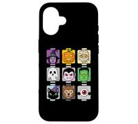 Halloween Building Testa di Mattone Zucca Fantasma Zombie Divertente Custodia per iPhone 16