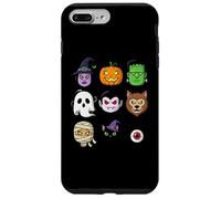 Halloween Building Testa di Mattone Zucca Fantasma Zombie Divertente Custodia per iPhone 7 Plus/8 Plus