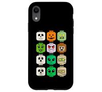 Halloween Building Testa di Mattone Zucca Fantasma Zombie Divertente Custodia per iPhone XR