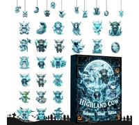 Halloween Calendar Advent - 24-Day Countdown Calendar | 2d Acrylic