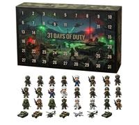 Halloween Calendar Advent | Flat Acrylic Desktop Decoration Figurines | 31-Day Calendar Advent For Kids Collectors Boys Birthday Holiday