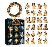 Halloween Calendar Countdown 2D - Acrylic Halloween Ghost Ornaments Box for