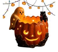 Halloween Candle Holder - Tabletop Display Holiday Decoration