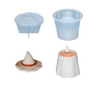 Halloween Candle Mold - Ghost, Witch Hat Silicone Mold | DI Y Candle Cup, Resîn, Plaster, Soap, AromatherapyCraft For Halloween Decor & Party Supplies