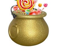 Halloween Candy Bucket, Trick or Treat Container, Reusable Holiday Pot, 2.76x1.97x2.09 Inches, Sturdy Decorative Prop, Ideal for Kids, Adults, Boys, Girls, Indoor, Outdoor Events