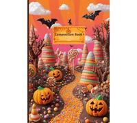 Halloween Candy Land Kids Composition Notebook | Whimsical Candy World Journal | 150 Pages | 6x9