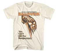 Halloween - Can'T Uccidere Zucca Logo - American Classici - Solido Avorio Adulto