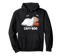 Halloween Capybara Capy Boo Felpa con Cappuccio