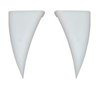 Halloween Car Decor | Vampire Fangs Car | Car Teeth, White Devil Horns, Bumper Decor Halloween, Waterproof Car Fangs, Halloween Vehicle Accessories, Car Halloween Decorations