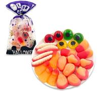 Halloween Caramelle Gommose, Caramelle a Forma di Occhi, Senza Lattosio e Glutine, Perfetto per Bambini e Feste di Halloween