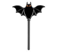 Halloween Card Wand, 3D Printed Pumpkin Bat Cat Checkout Accessory, 8 Inch | Seasonal Payment Card Holder, Festive 3D Printed Wand Design, Extends Checkout Reach For Retail Cafes Counters Temporary Boot