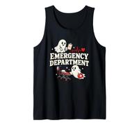 Halloween Carino Fantasma Dipartimento di Emergenza Spooky Design Canotta