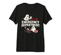 Halloween Carino Fantasma Dipartimento di Emergenza Spooky Design Maglietta Premium