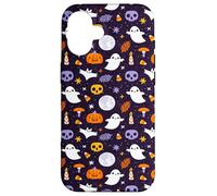 Halloween Caso zucche fantasmi strega Candy pipistrelli teschi Custodia per iPhone 16