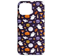 Halloween Caso zucche fantasmi strega Candy pipistrelli teschi Custodia per iPhone 16 Pro Max