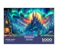 Halloween CastleMasterful 1000-Piece Jigsaw Puzzles for Adults A Complete Set of Challenging Educational Puzzle Game Pieces - An Intellectually Stimulating Gift for Adult And Teenage Enthusiasts Age