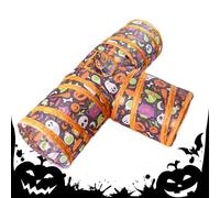 Halloween Cat - a tubo interno, divertente grotta compagnia, cantina per piccoli animali durevole, tubo da gioco portatile | Gatti Kittens Puppy Bunny Rabbit Ferret Pet per la decorazione di