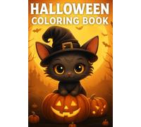 HALLOWEEN CAT COLORING BOOK FOR KIDS