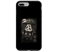 Halloween Cat Selfie spaventoso rapimento alieno gatti UFO volare Custodia per iPhone 7 Plus/8 Plus