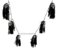 Halloween Catena Luci 6 Fantasma (1,80m) Teschio Lampinion Ghirlanda Decorazione