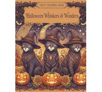 Halloween Cats Coloring Book for Adults: 30 Intricate & Relaxing Designs with Spooky Cats, Pumpkins, Witches & Fall Scenes
