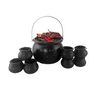 Halloween Cauldron - 9 Pcs Small Desk Candy Holder Bowl Set for Halloween | Miniature Halloween Candy Holder Bowl for Kids Teens Adults Decorators Haunted House Classroom Apartment Home Office