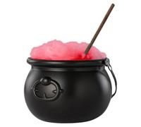 Halloween Cauldron, Large Witch Bowl Decor, Remote Control 7-Color Light-Up Prop, Party Supply for Room, Home, Cortile, Porch, Tavolo, Outdoor Interior Halloween Decoration