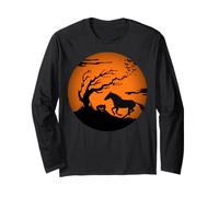 Halloween Cavallo Maglia a Manica