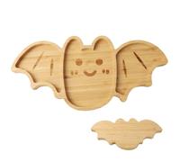 Halloween Charcuterie Board, Bat-Shaped Serving Tray, Festive Cheese Platter, Portable Food Display Plate for Meats, Fruits, Seafood, Appetizers, Bread, Crackers, Snacks, Party Table Use