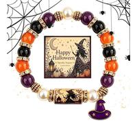 Halloween Charm Bracelet - Halloween Bracelets | Elastic Autumn Wristband