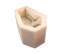 Halloween che fa la muffa del silicone della bara del cranio irregolare della muffa di cottura per il cioccolato fondente torta decorazione cubetti