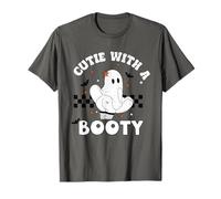 Halloween Cheeky Fantasma Cutie con Un Bottino Sexy Adulto Costume Maglietta