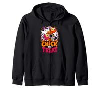 Halloween Chick Or Treat Pollo Fantasma Felpa con Cappuccio