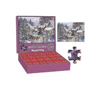 Halloween Christmas Advent Calendar Puzzle Cardboard Puzzle Countdown Calendar Jigsaw Puzzle Educational Toys Christmas Gifts for Children 2