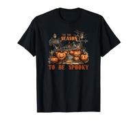 Halloween - Cimitero delle zucche sorridenti Maglietta