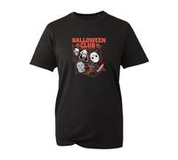 Halloween Club T-ShirtFunny Horror Character Scary Faces Nightmare Pumpkin