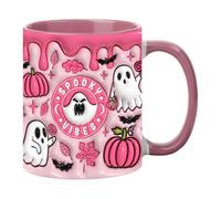 Halloween Coffee Mug | Ceramic Halloween Cup | Novelty Coffee Mug, 400ml Halloween Ceramic Cup Coffee Mug Handled, Novelty Photobooth Props Home Drinking Mug Cup for Coffee, Tea, Hot Chocolate