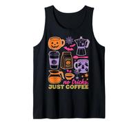 Halloween Coffee No Tricks Just Coffee Spooky Humor Canotta