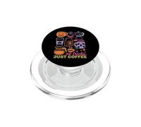 Halloween Coffee No Tricks Just Coffee Spooky Humor PopSockets PopGrip per MagSafe