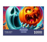 Halloween Coffee with Ghosts And Pumpkins Pezzi Struttura Solida Perfetto Per Rafforzare Capacità Di Problem Solving E Godersi Il Tempo Libero 52x38cm/1000pcs