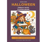 Halloween: Colora e scrivi le prime parole