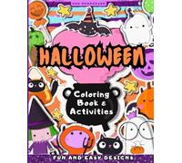 Halloween Coloring & Activity Fun: Spooky, Fun, and Easy activities for kids 4-10