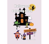 Halloween Coloring Book: 40 pages of Halloween Designs, Bold and Easy, Simple and Big Coloring Pages