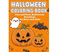 Halloween Coloring Book: 40 unique illustrations easy and fun to color