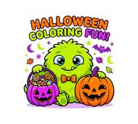 Halloween Coloring Book: A Fun & Spooky Adventure Featuring Trick-or-Treaters, Monsters, and Hidden Objects!