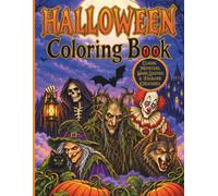 Halloween Coloring Book: A Haunting Collection of 50 Classic Monsters, Dark Legends & Folklore Creatures- An Easy and Relaxing Coloring Book for Adults.