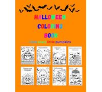 Halloween Coloring Book Cute scary little pumpkins