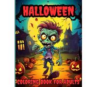 Halloween Coloring Book for Adults: 50 Spooky Designs for a Relaxing Escape-The Perfect Halloween Gift for Adults